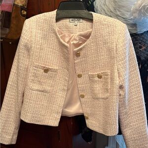 Pink Tweed Blazer